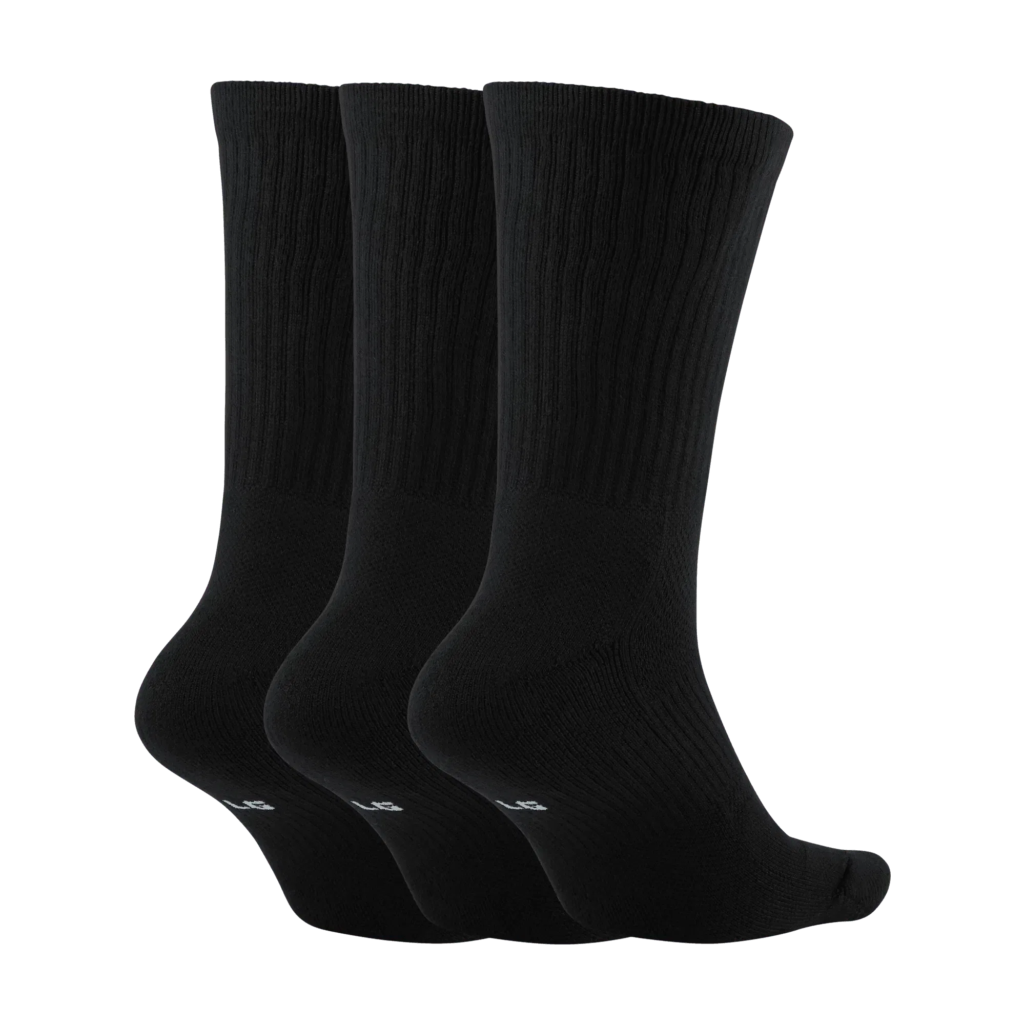 Nike EVERYDAY CREW BASKETBALL SOCKS (3 PACK) - BLACK