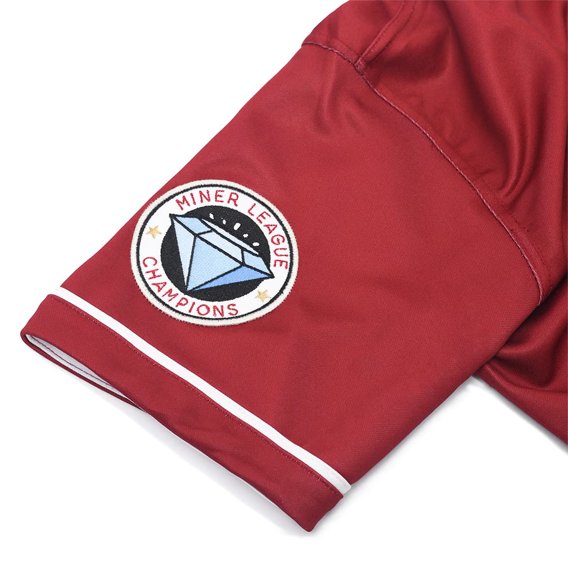 CORNER STORE_ CRATE DIGGERS PHILADELPHIA JERSEY - BURGUNDY