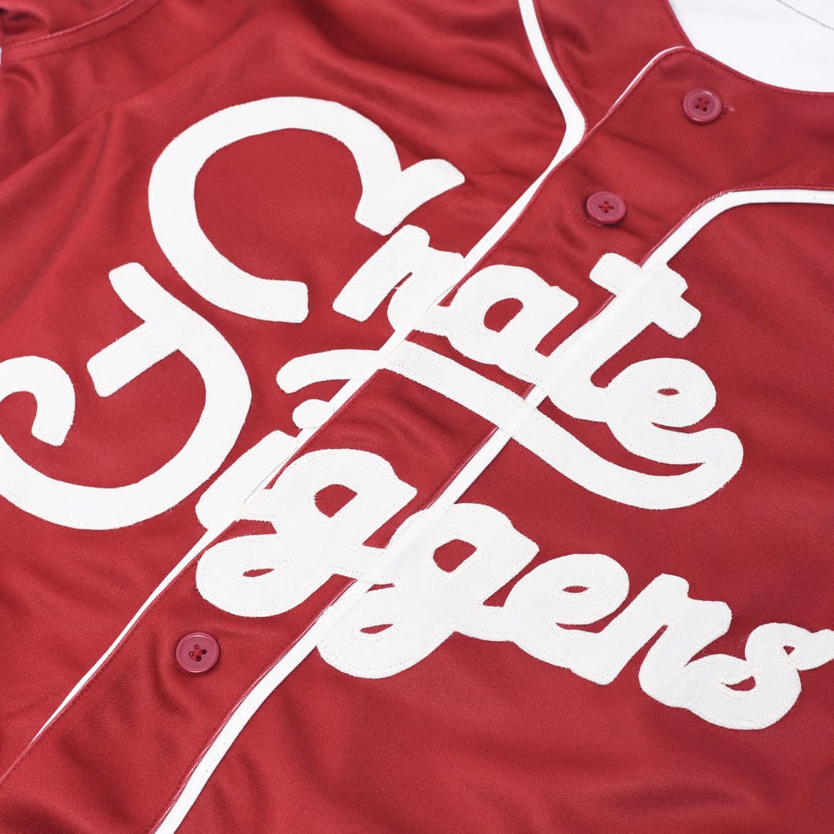 CORNER STORE_ CRATE DIGGERS PHILADELPHIA JERSEY - BURGUNDY