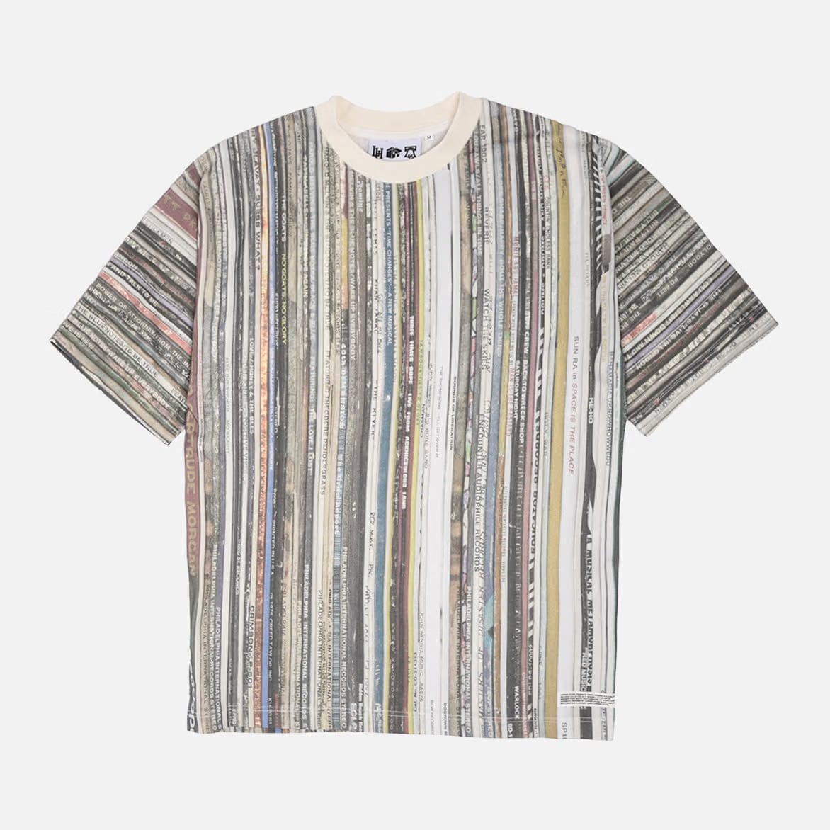 CORNER STORE_ CRATE DIGGERS PHILADELPHIA RECORD CRATE PRINT TEE - MULTI