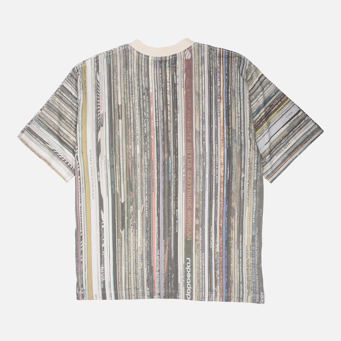 CORNER STORE_ CRATE DIGGERS PHILADELPHIA RECORD CRATE PRINT TEE - MULTI