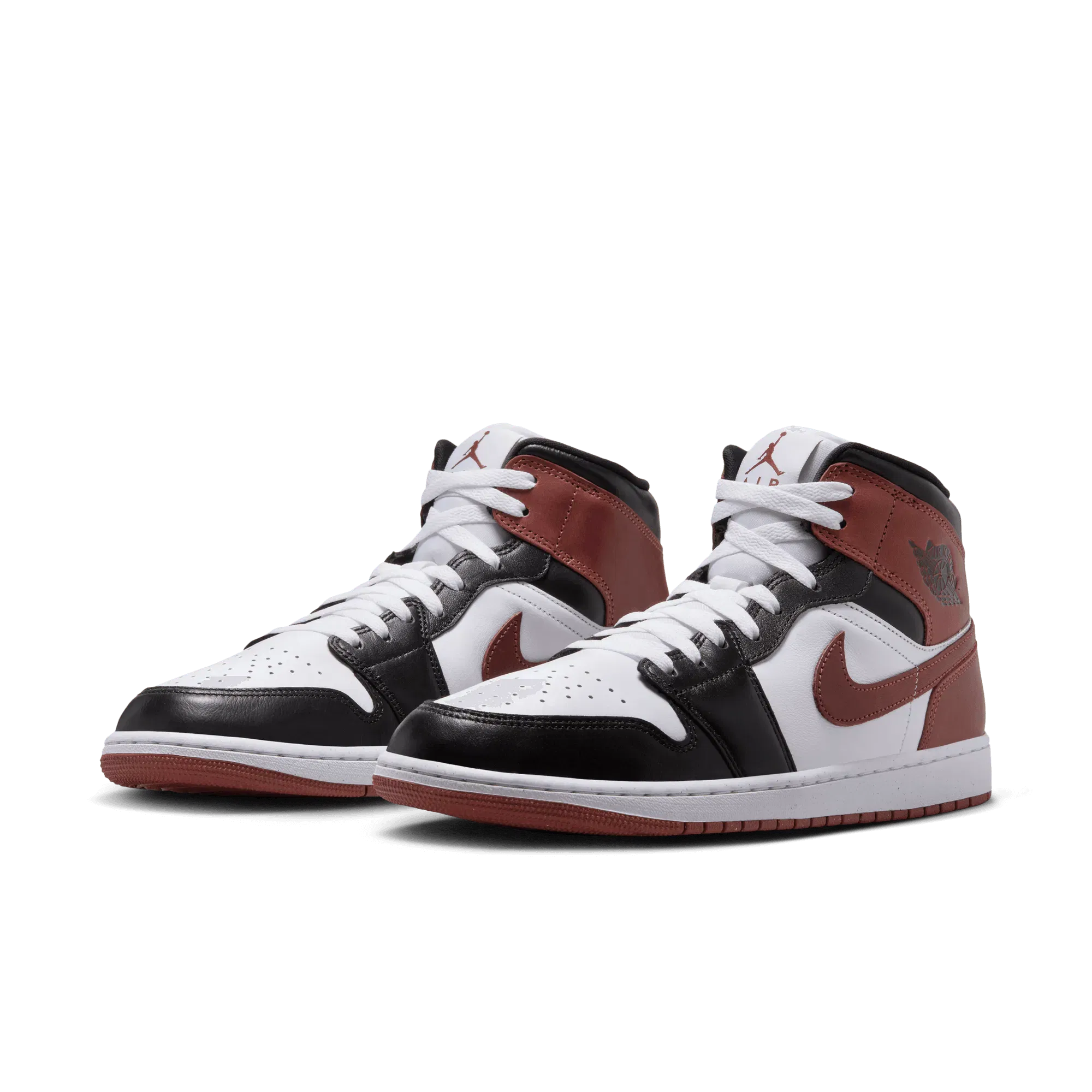 AIR JORDAN 1 MID SE - WHITE / DARK PONY / BLACK