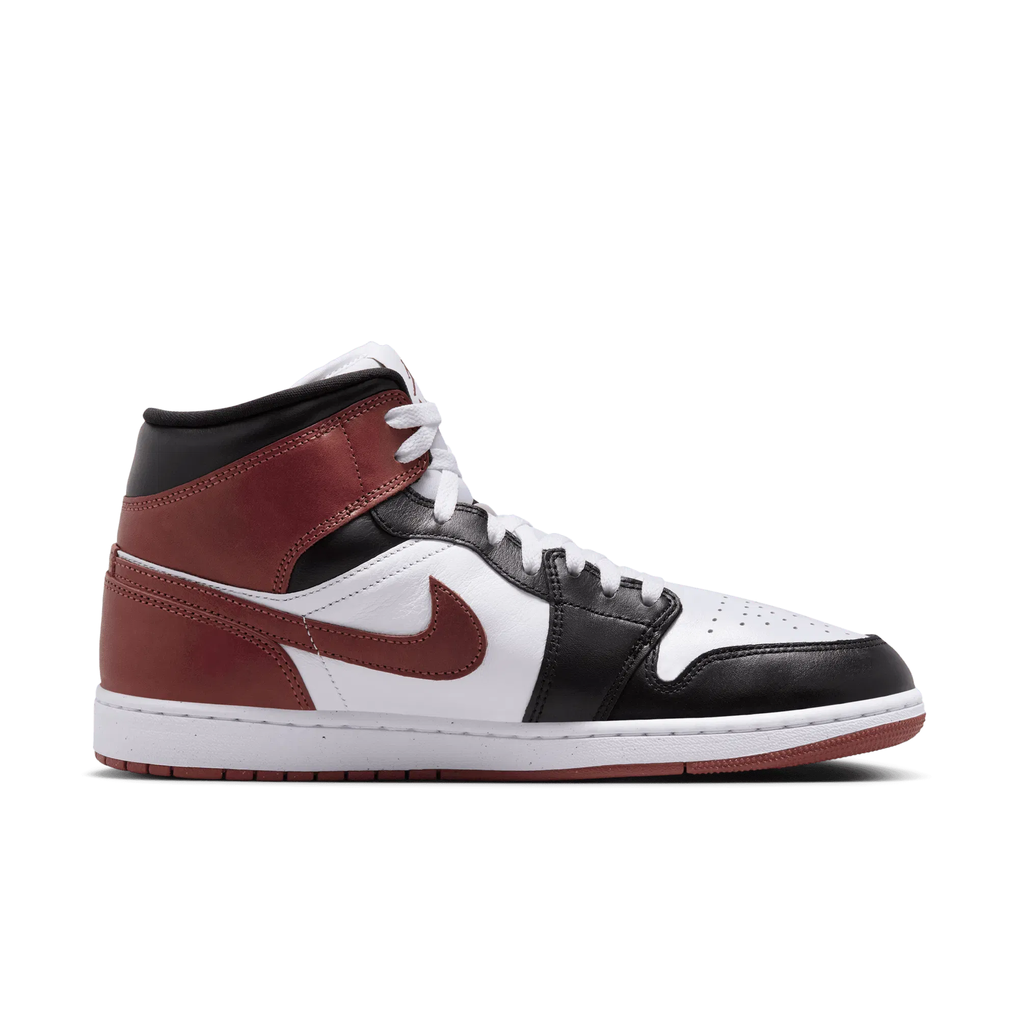 AIR JORDAN 1 MID SE - WHITE / DARK PONY / BLACK