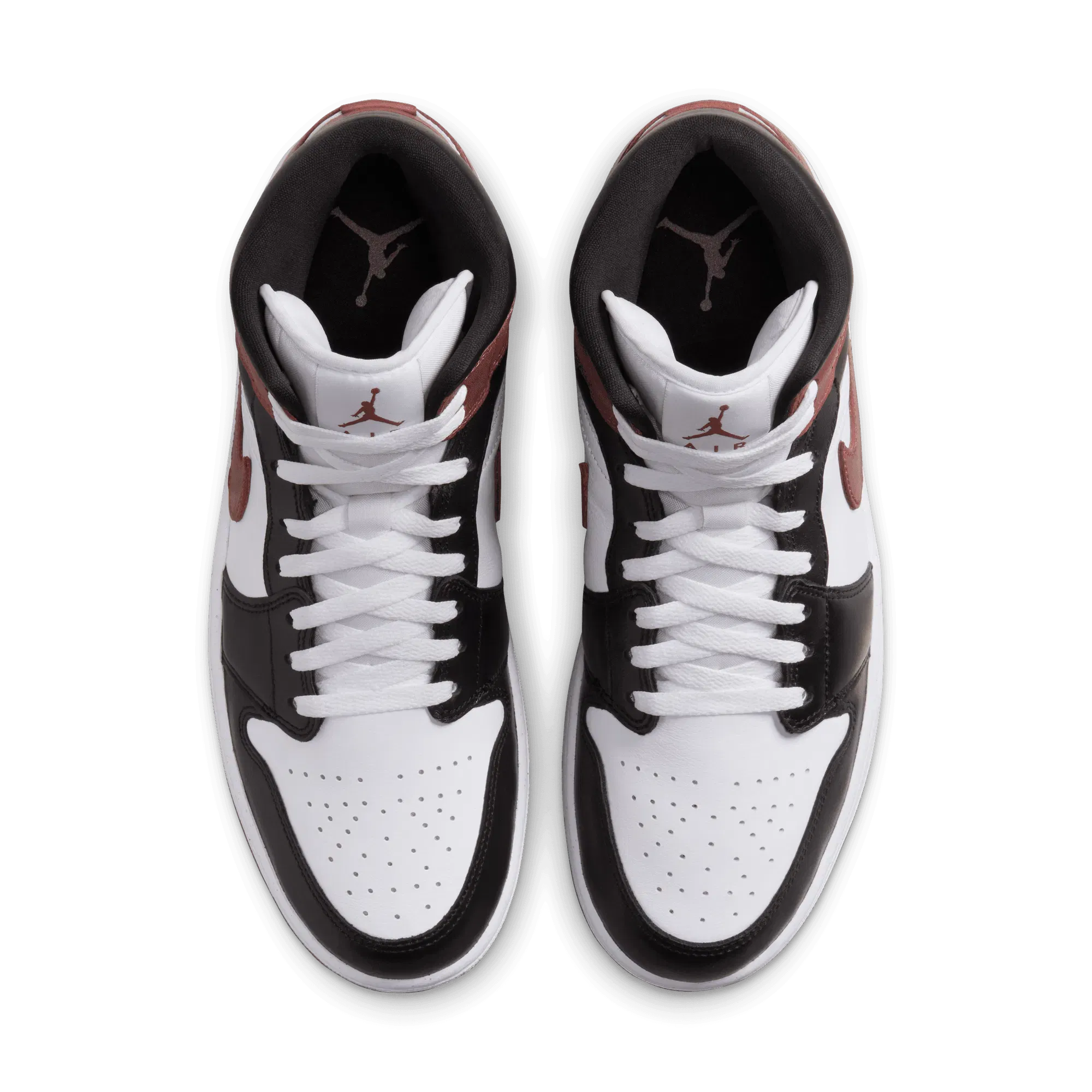 AIR JORDAN 1 MID SE - WHITE / DARK PONY / BLACK