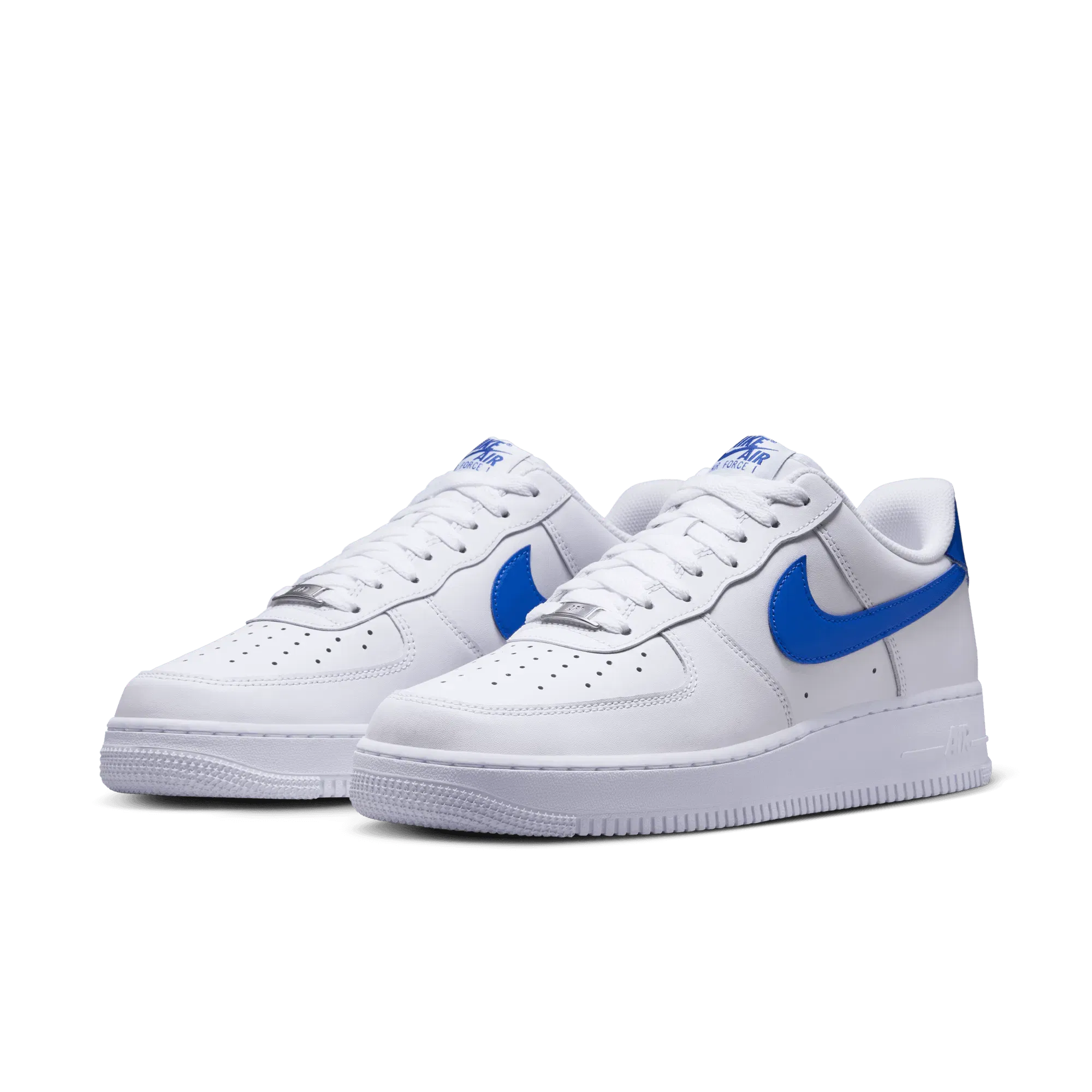Nike AIR FORCE 1 `07 - WHITE / HYPER ROYAL