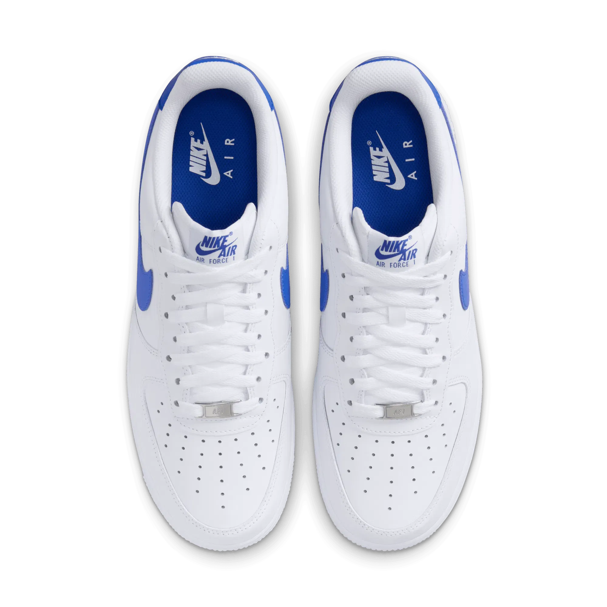 Nike AIR FORCE 1 `07 - WHITE / HYPER ROYAL