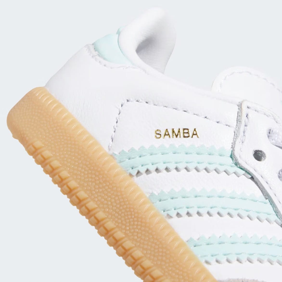 adidas SAMBA OG (TD) - CLOUD WHITE / SEMI FLASH AQUA
