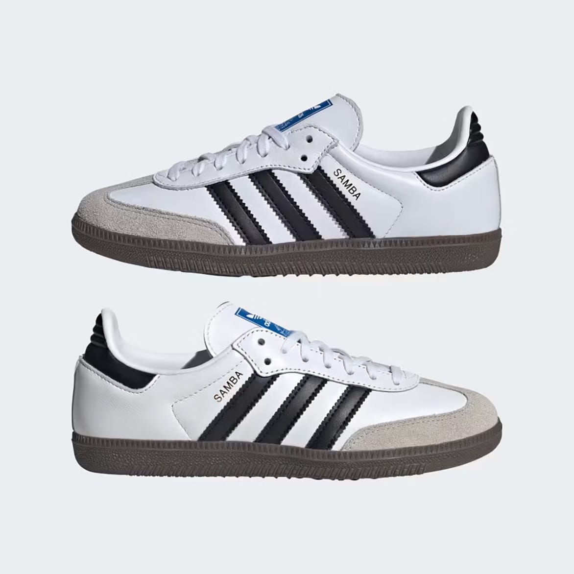 adidas SAMBA OG (GS) - RUNNING WHITE / CORE BLACK / GRANITE