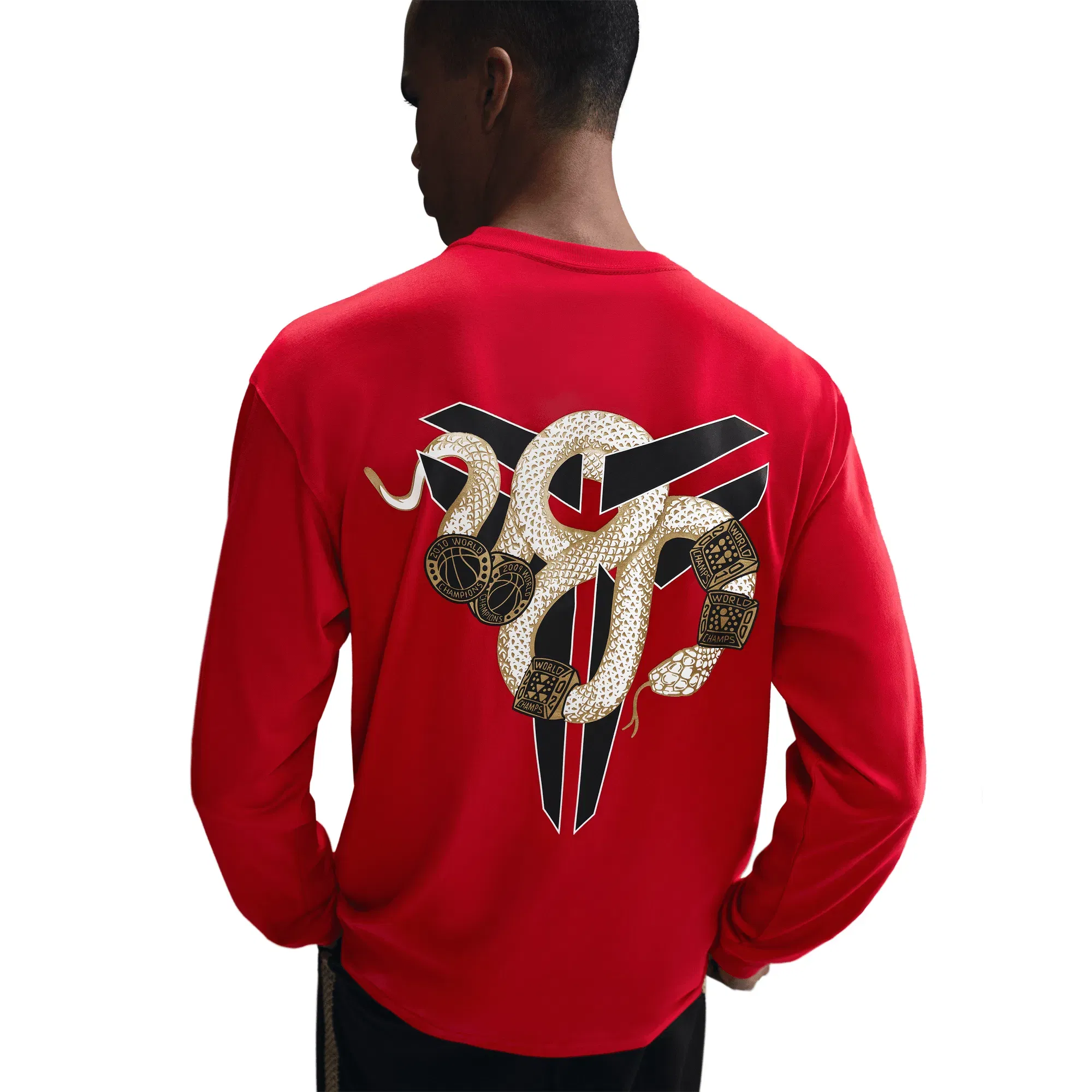 Nike KOBE "YEAR OF THE MAMBA" MAX90 LS TEE - UNIVERSITY RED