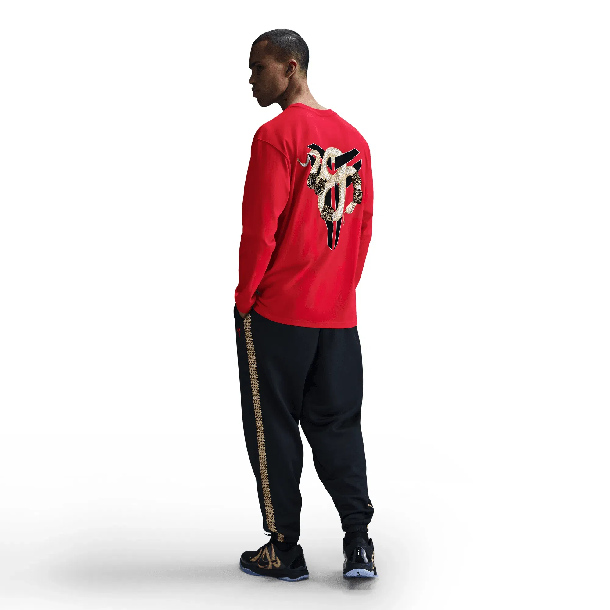 Nike KOBE "YEAR OF THE MAMBA" MAX90 LS TEE - UNIVERSITY RED