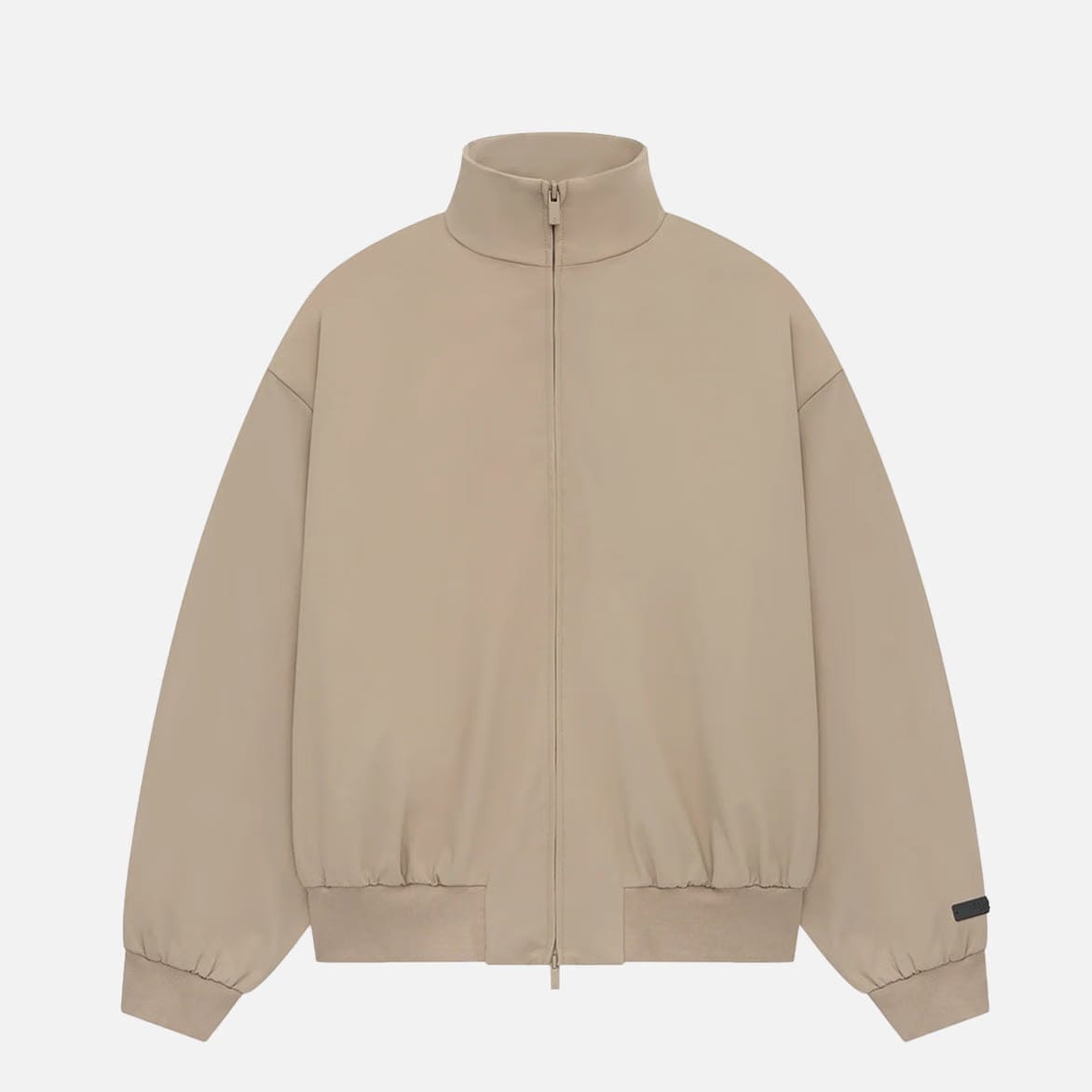 Fear of God Essentials ESSENTIALS BONDED NYLON BOMBER JACKET - DESERT SAND