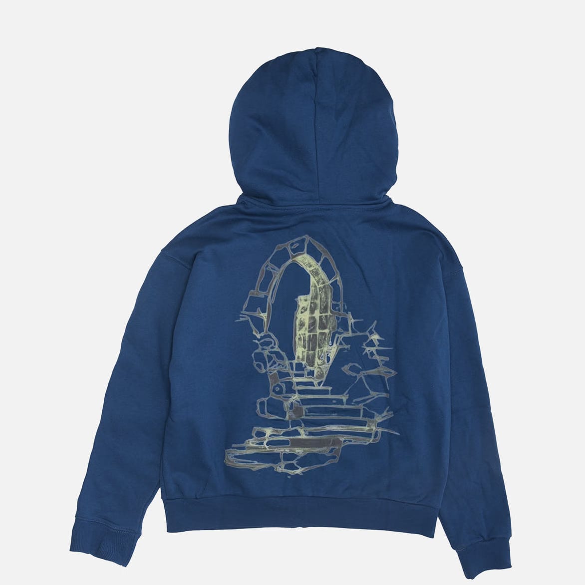 GLIM MERLIN ZIP HOODIE - BLUR