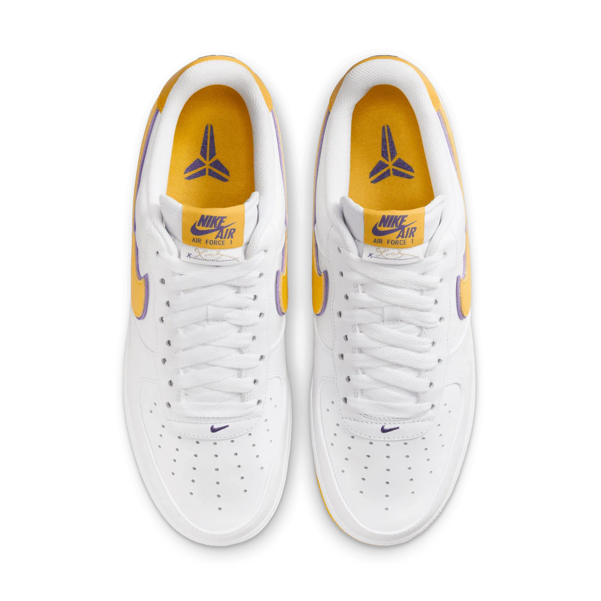 Nike KOBE X NIKE AIR FORCE 1 LOW RETRO QS "LAKERS HOME"