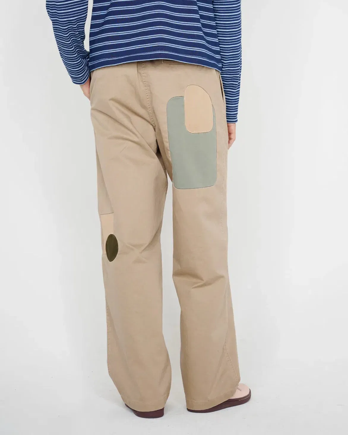 Brain Dead TWILL PATCHWORK CLIMBER PANT - TAN