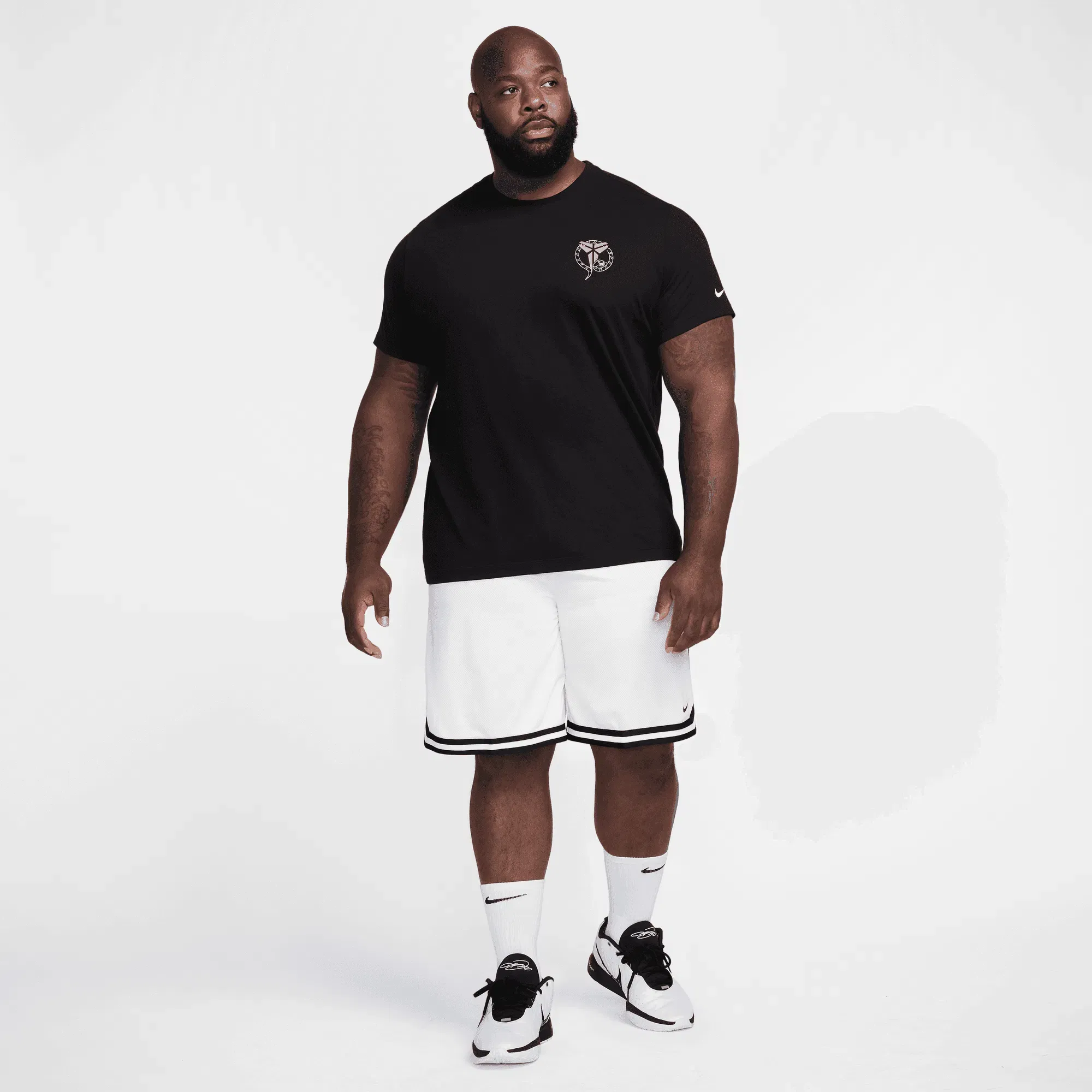 Nike KOBE "STOCKINGS" TEE - BLACK