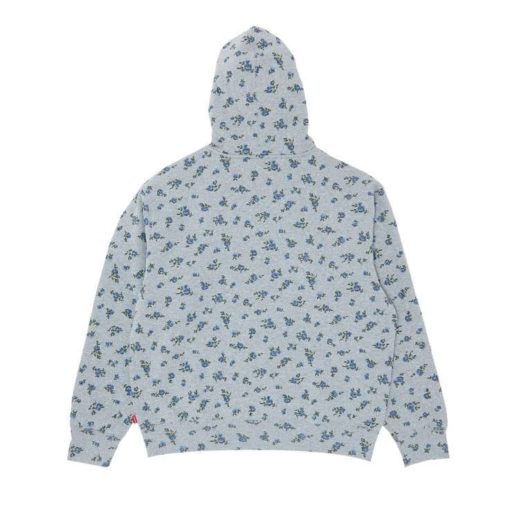 Supreme Small Box Zip Up Hoodie Flowers