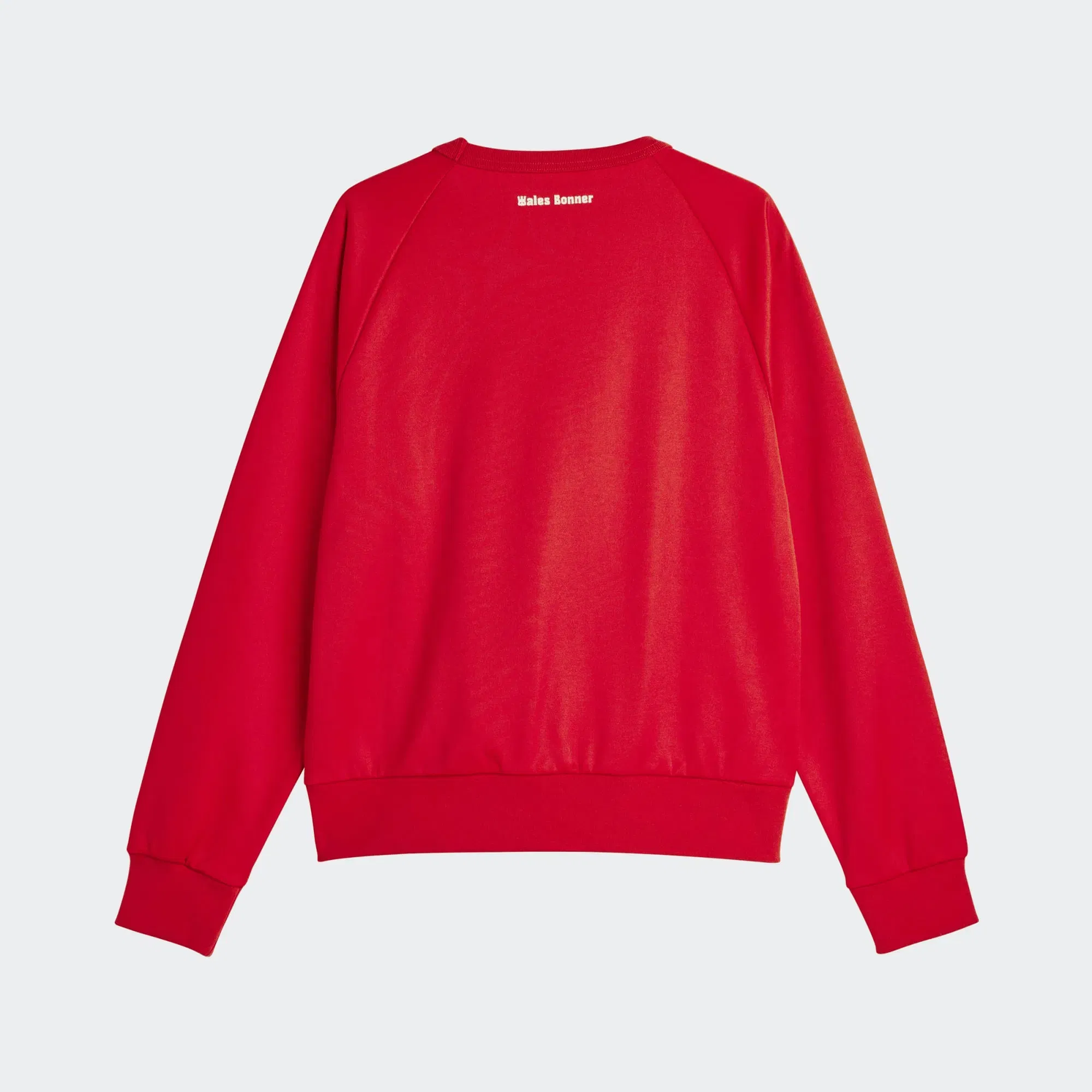 adidas WALES BONNER X ADIDAS NYLON CREW JERSEY - BETTER SCARLET