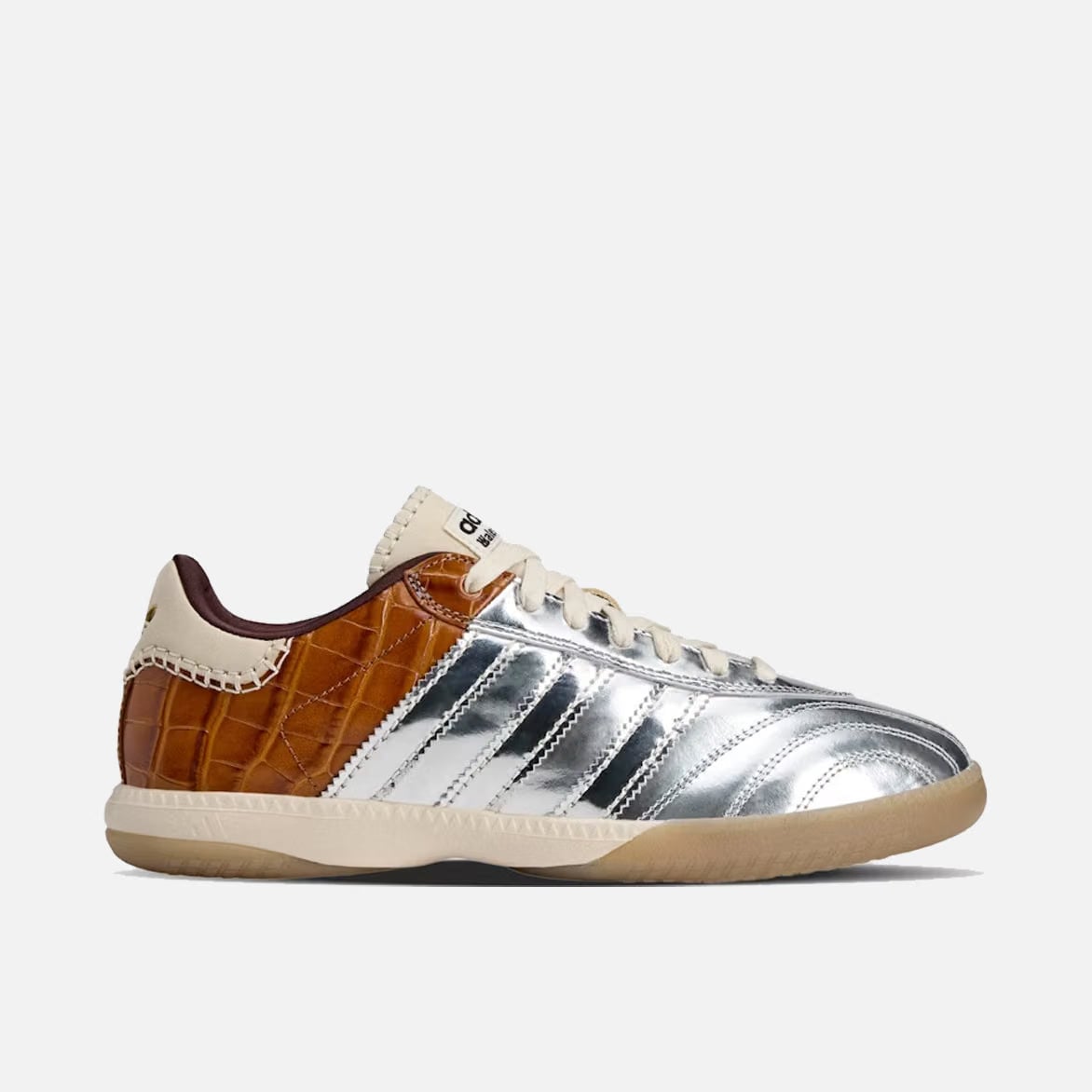 adidas WALES BONNER X ADIDAS MILLENNIUM SAMBA - SILVER METALLIC / EASY YELLOW