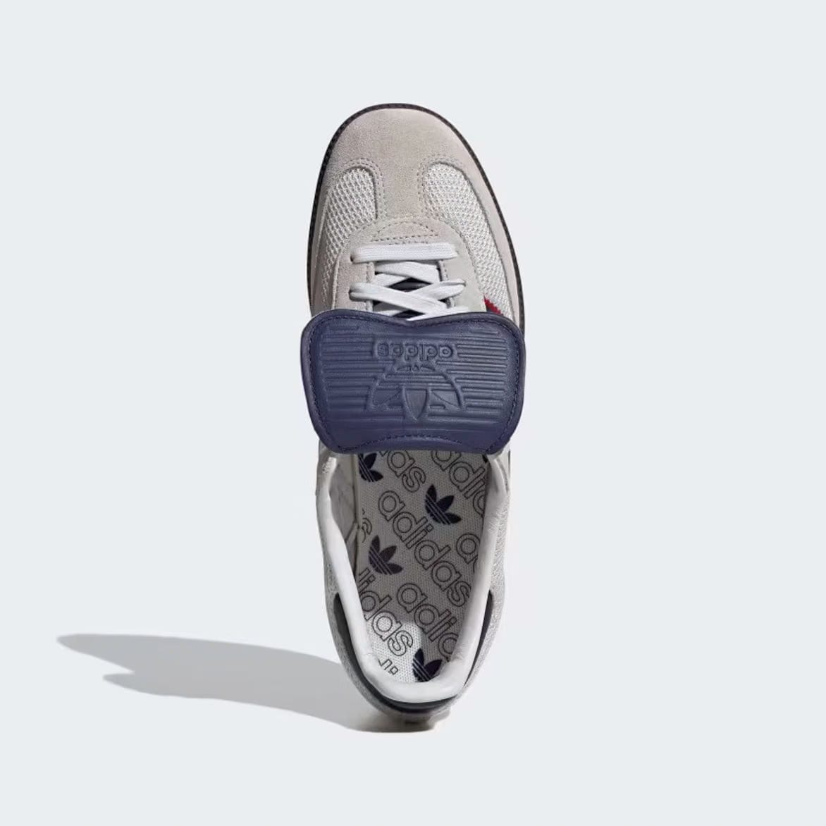 adidas SAMBA OG - CRYSTAL WHITE / DARK BLUE