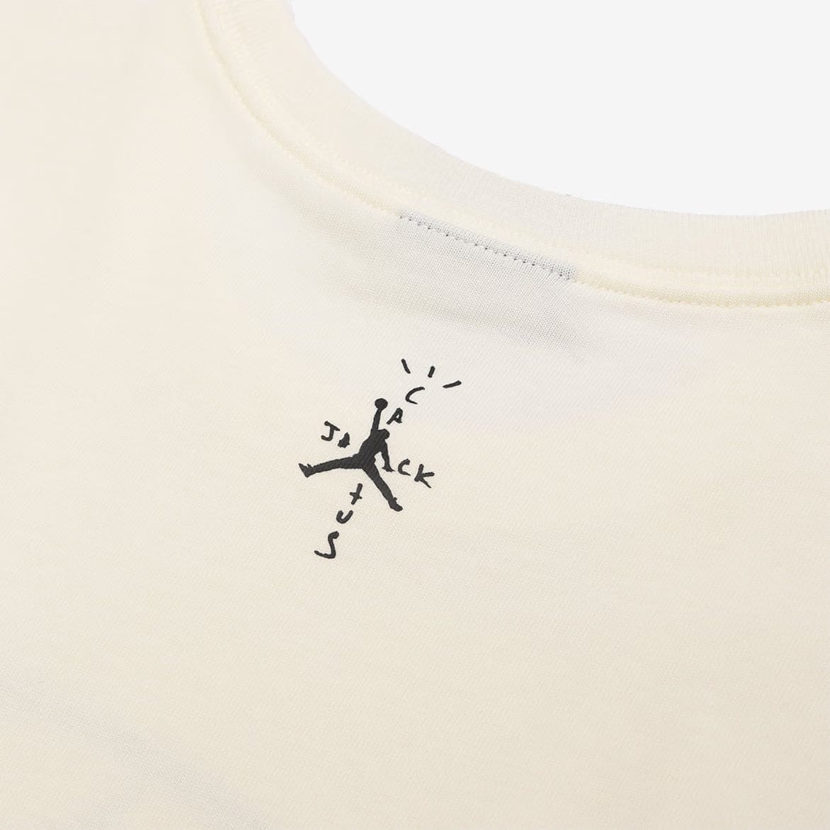Air Jordan TRAVIS SCOTT X AIR JORDAN WMNS CROPPED TEE - SAIL