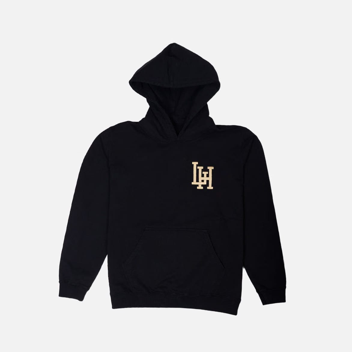 STANDARD ISSUE LH FUNDAMENTALS BY STANDARD ISSUE HOODIE - BLACK / TAN