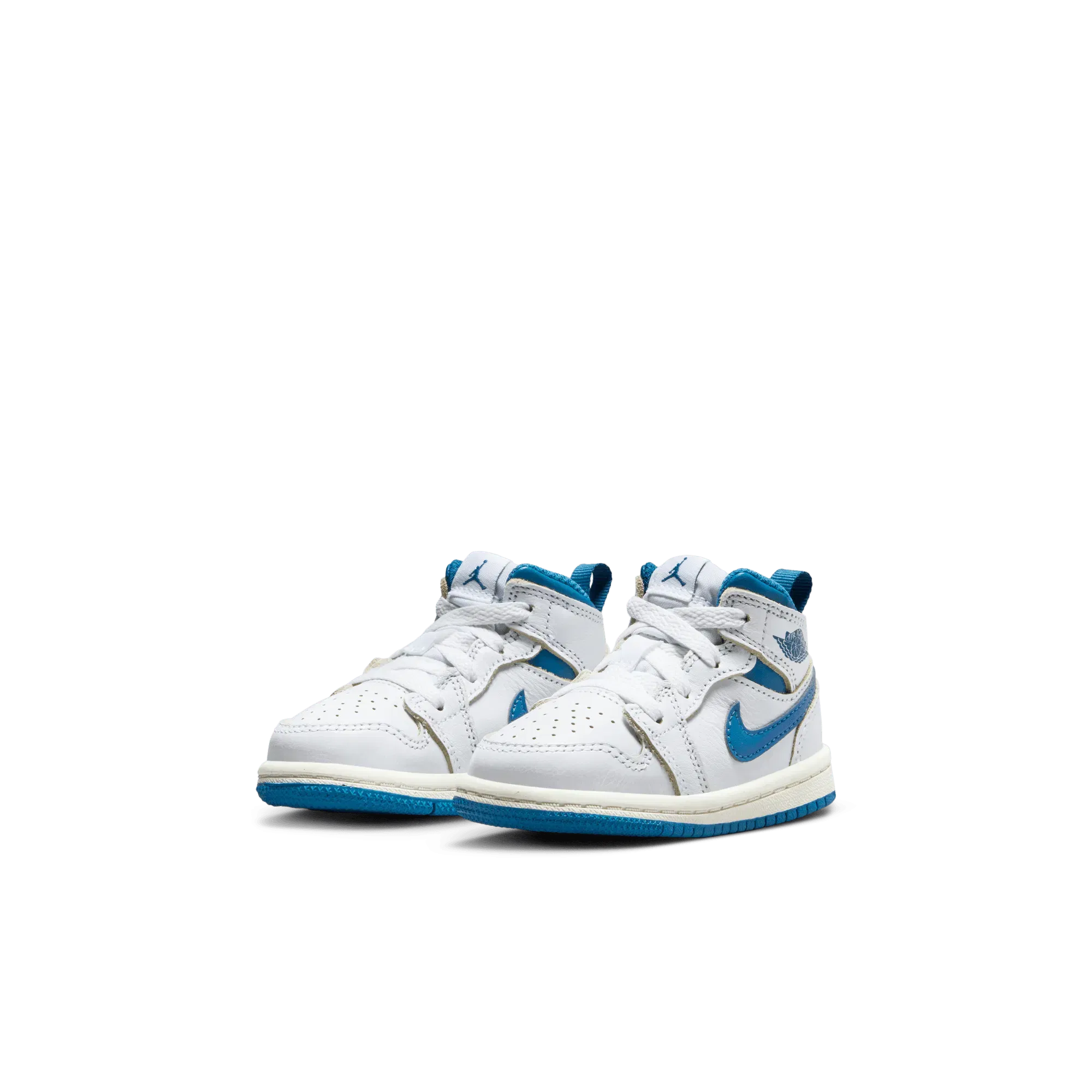 Air Jordan JORDAN 1 MID SE (TD) - WHITE / INDUSTRIAL BLUE