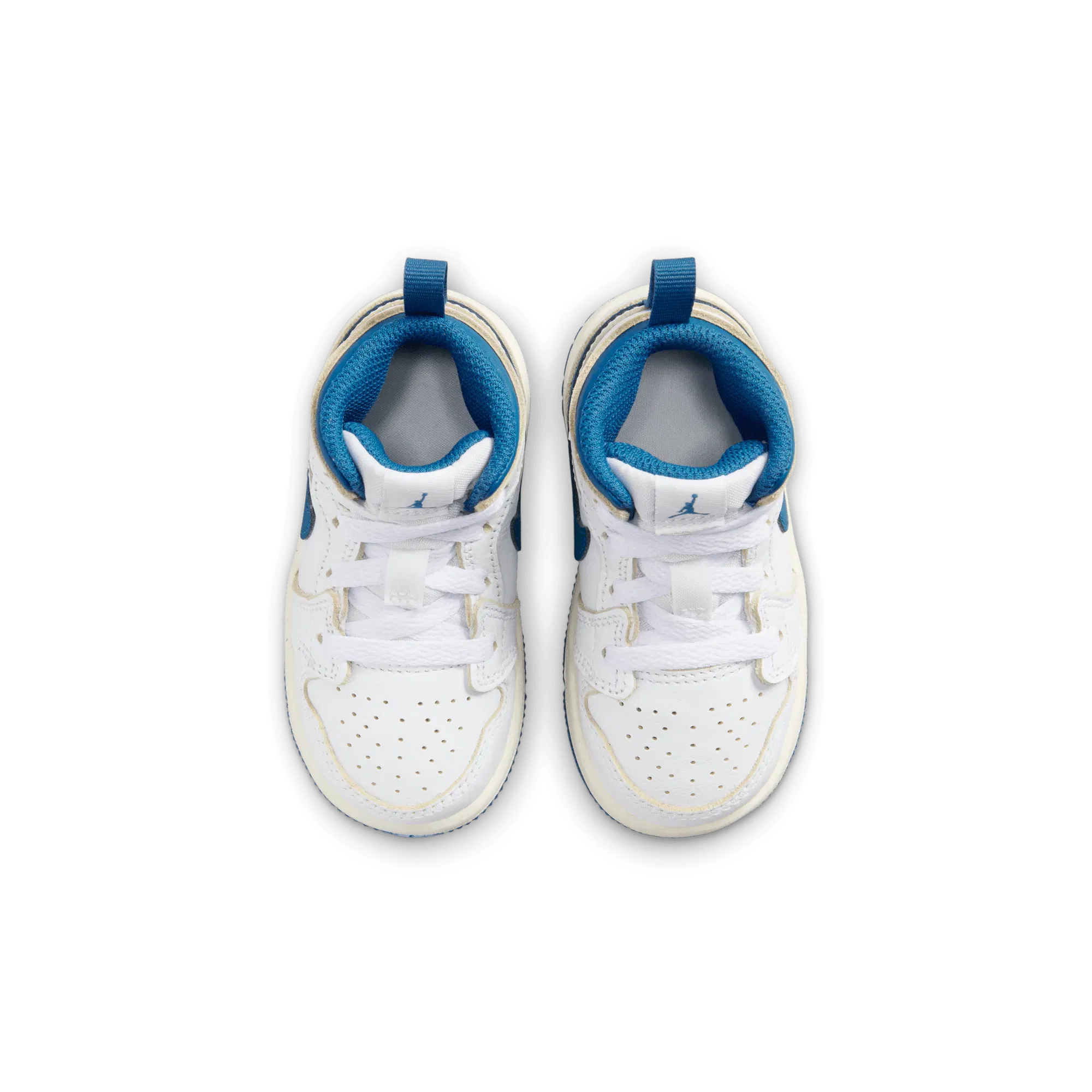 Air Jordan JORDAN 1 MID SE (TD) - WHITE / INDUSTRIAL BLUE