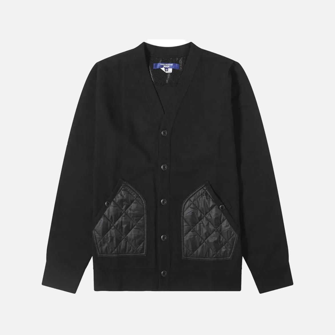 Junya Watanabe QUILTED POCKET CARDIGAN - BLACK
