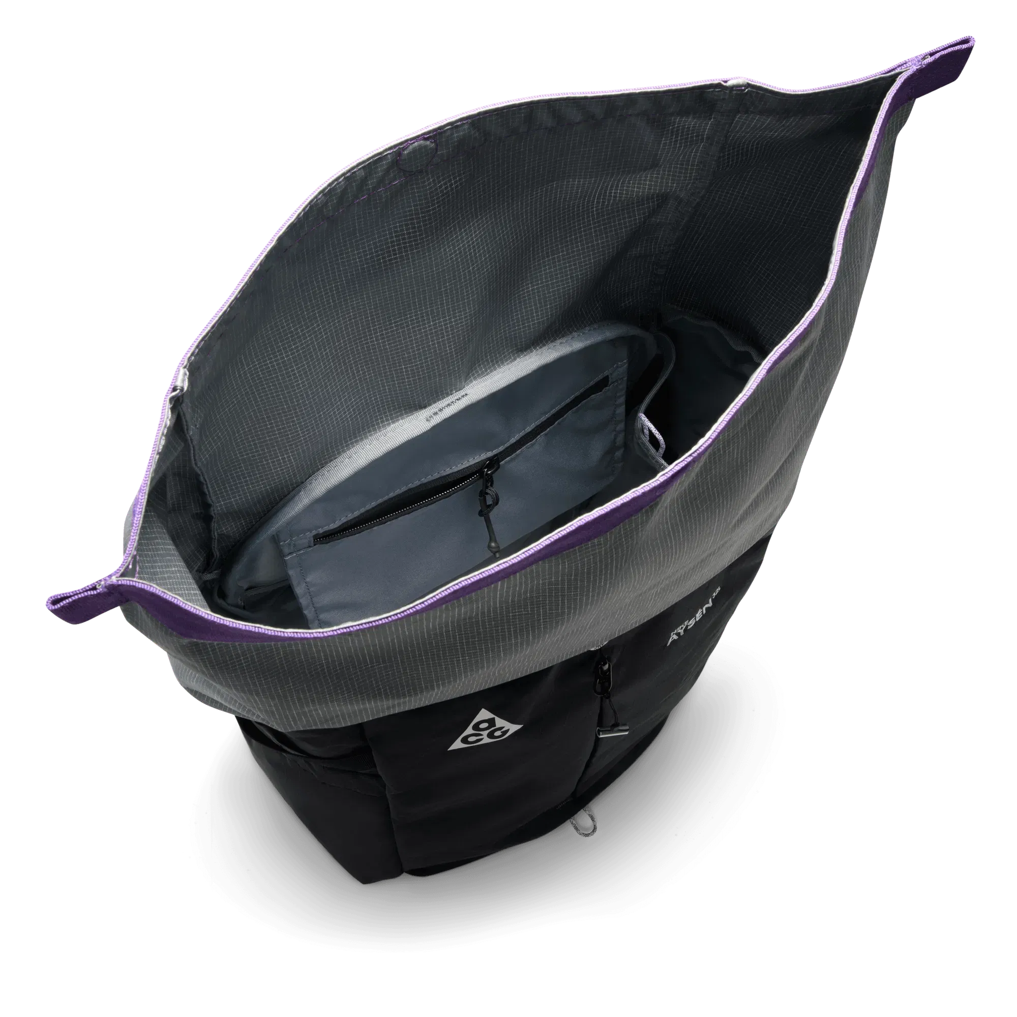 NIKE ACG BACKPACK AYSEN DAY PACK (32L) - BLACK / PURPLE