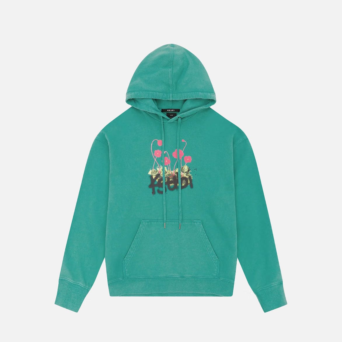 Ksubi GRENOUTASS CUTTER BIGGIE HOODIE - GREEN