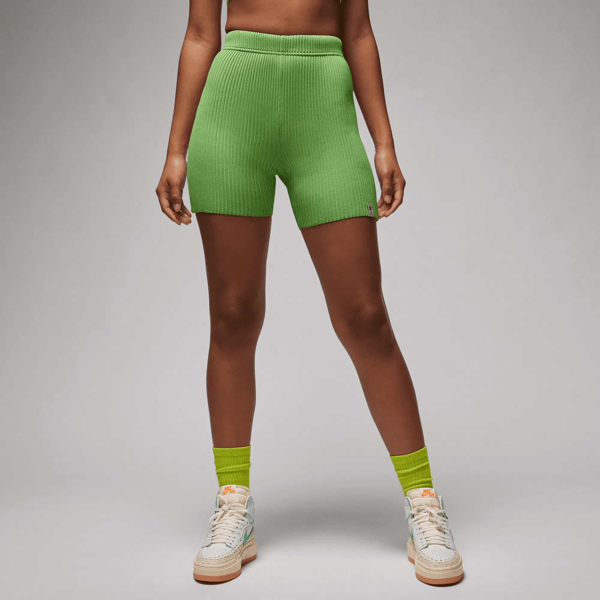 Air Jordan WMNS UNION X BEPHIES BEAUTY SUPPLY X JORDAN X UNION BIKE SHORTS - LIME ICE / COCNUT