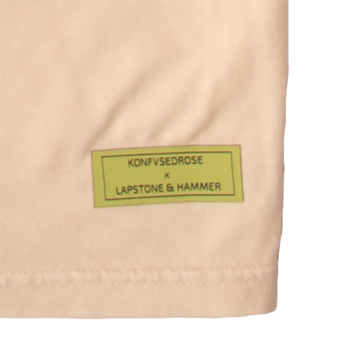 KONFVSEDROSE FOR LAPSTONE "ATHLETIC DEPT" TEE - IVORY