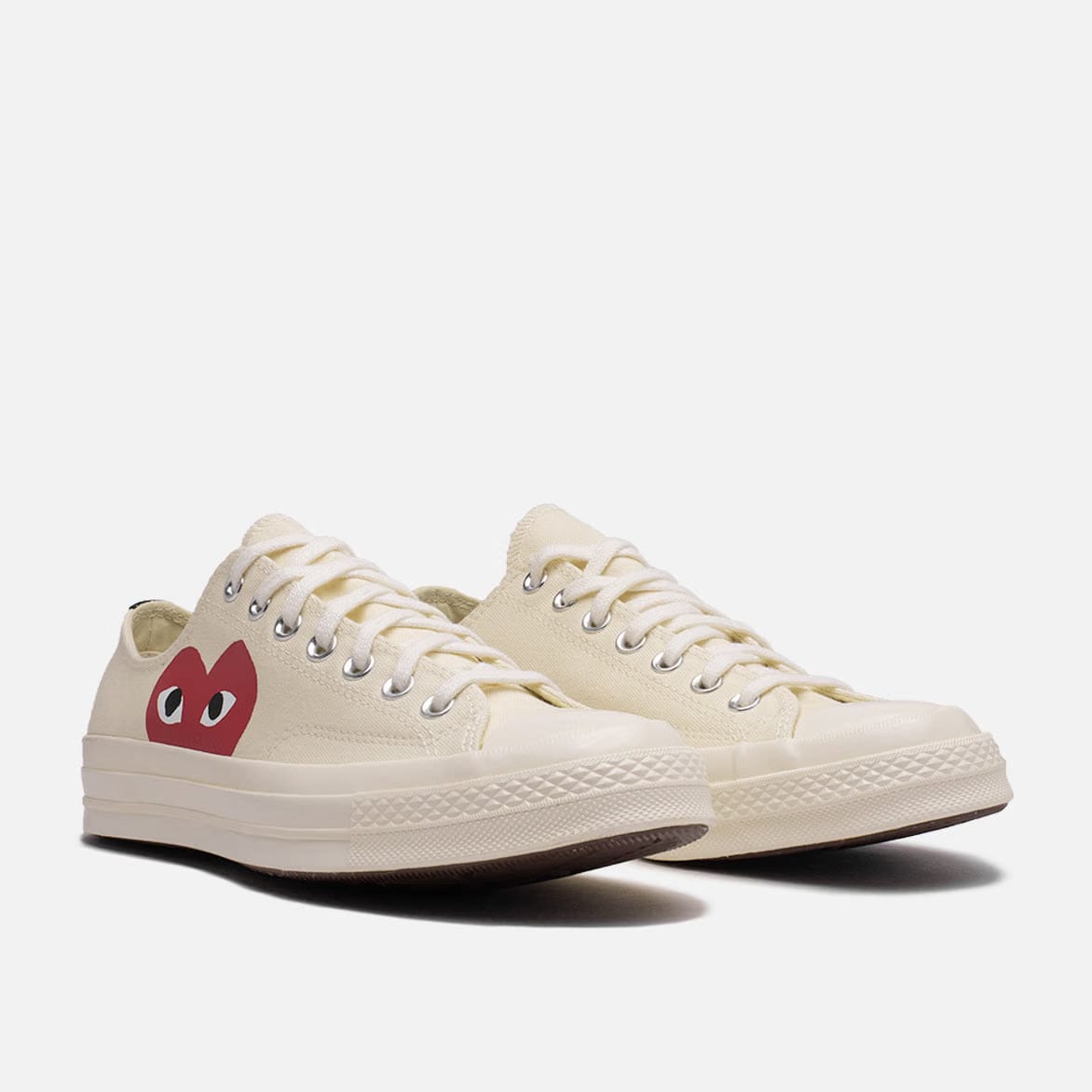 COMME DES GARCONS PLAY CDG PLAY X CONVERSE CHUCK TAYLOR ALL STAR '70 OX - WHITE