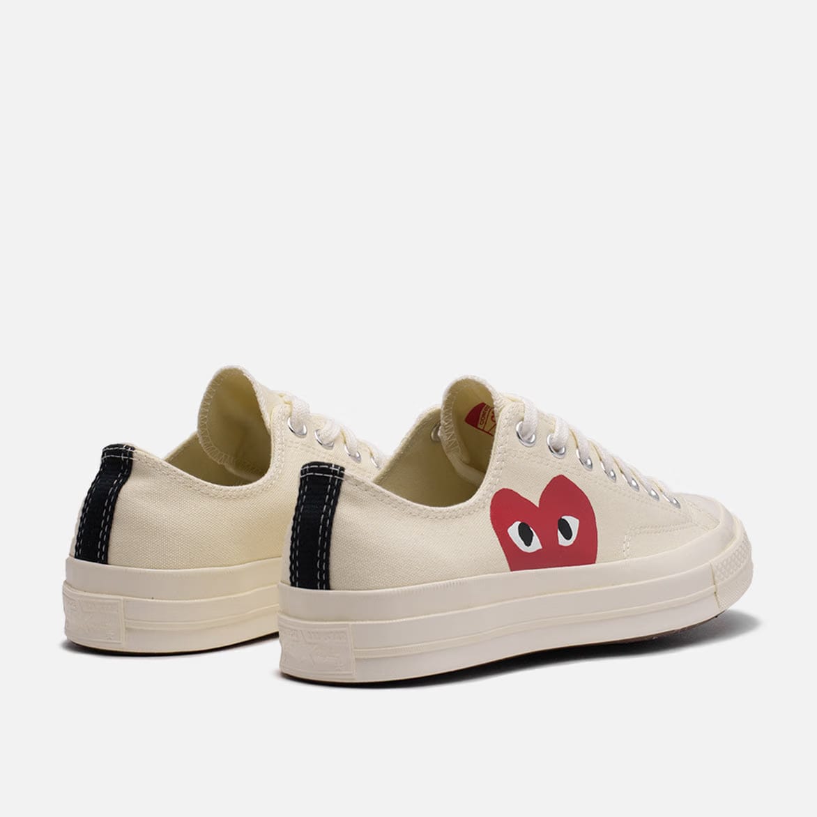 COMME DES GARCONS PLAY CDG PLAY X CONVERSE CHUCK TAYLOR ALL STAR '70 OX - WHITE