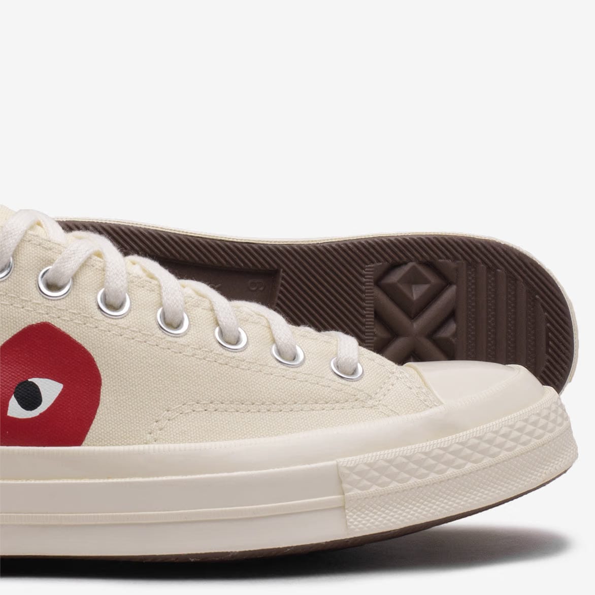COMME DES GARCONS PLAY CDG PLAY X CONVERSE CHUCK TAYLOR ALL STAR '70 OX - WHITE