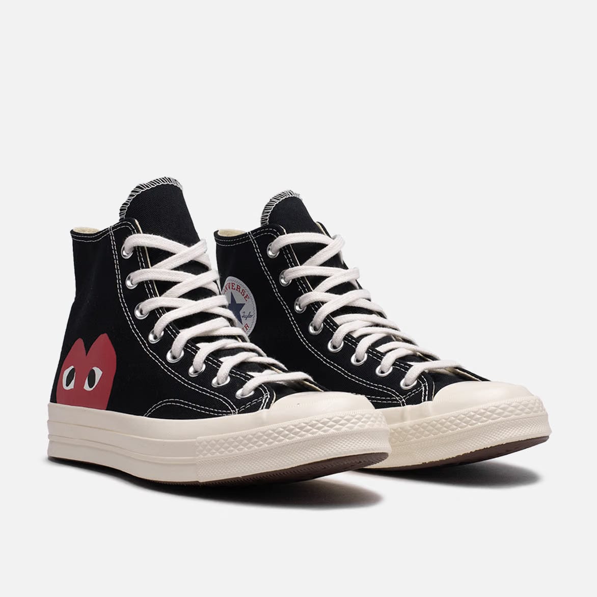 COMME DES GARCONS PLAY CDG PLAY X CONVERSE CHUCK TAYLOR ALL STAR '70 HI - BLACK