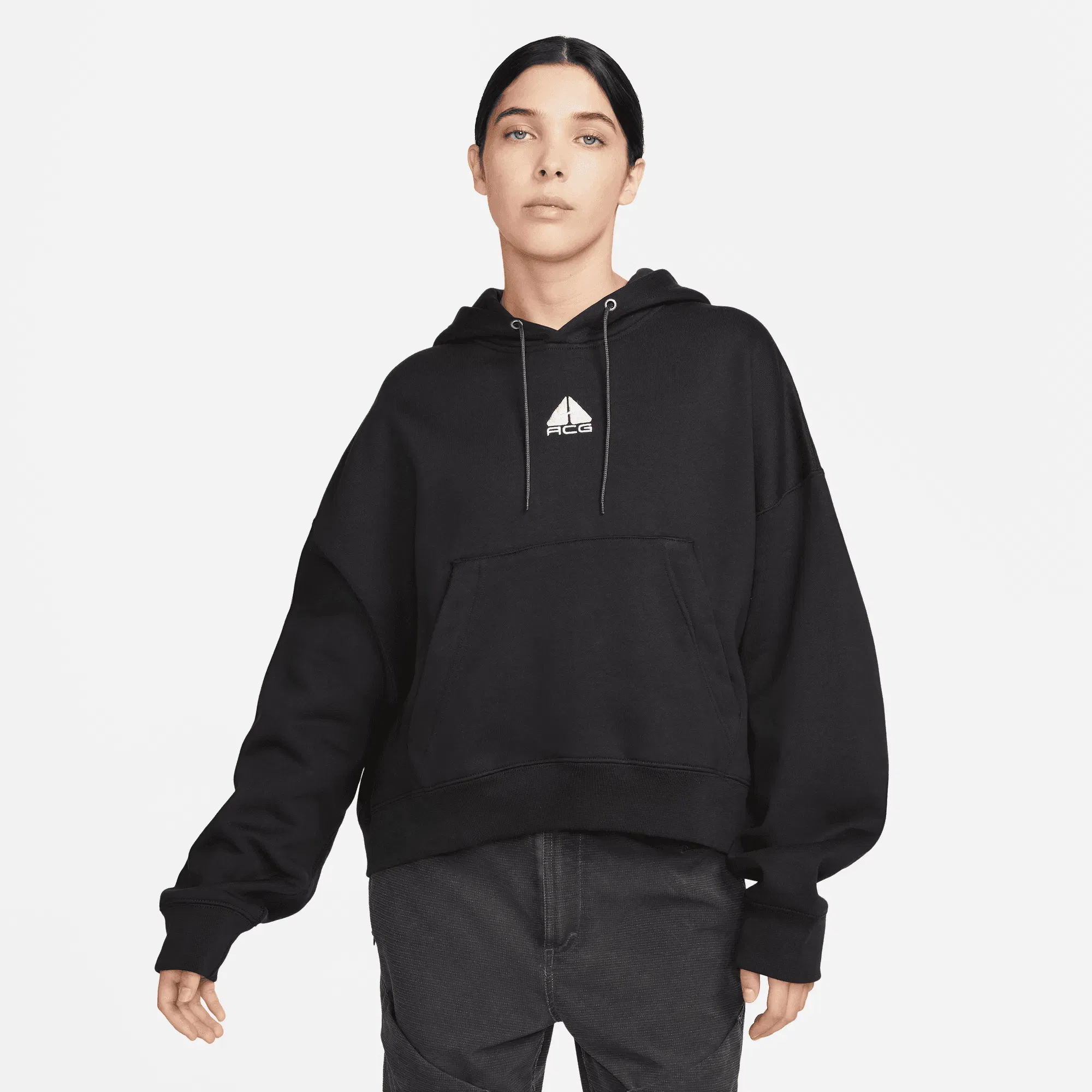 NIKE ACG WMNS ACG THERMA FIT HOODIE - BLACK