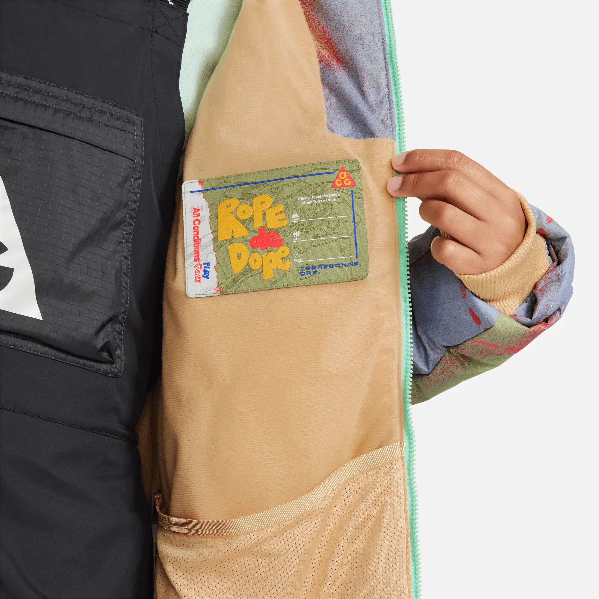 Nike ACG STORM KIDS ROPE DE DOPE JACKET - MULTI