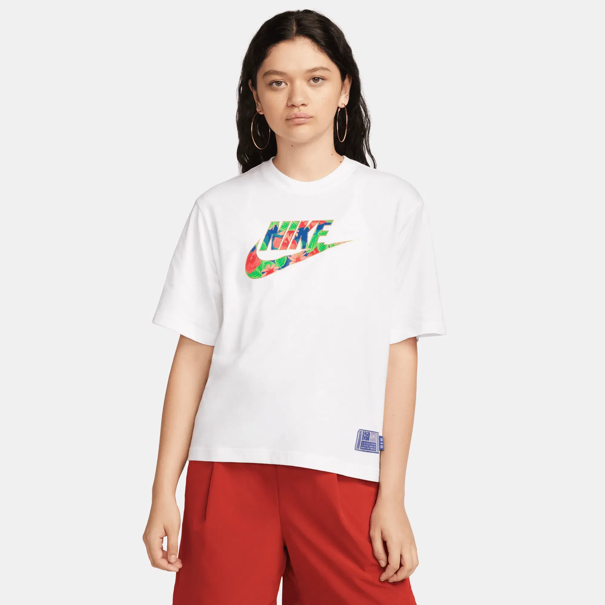 Nike WMNS LOGO TEE - WHITE