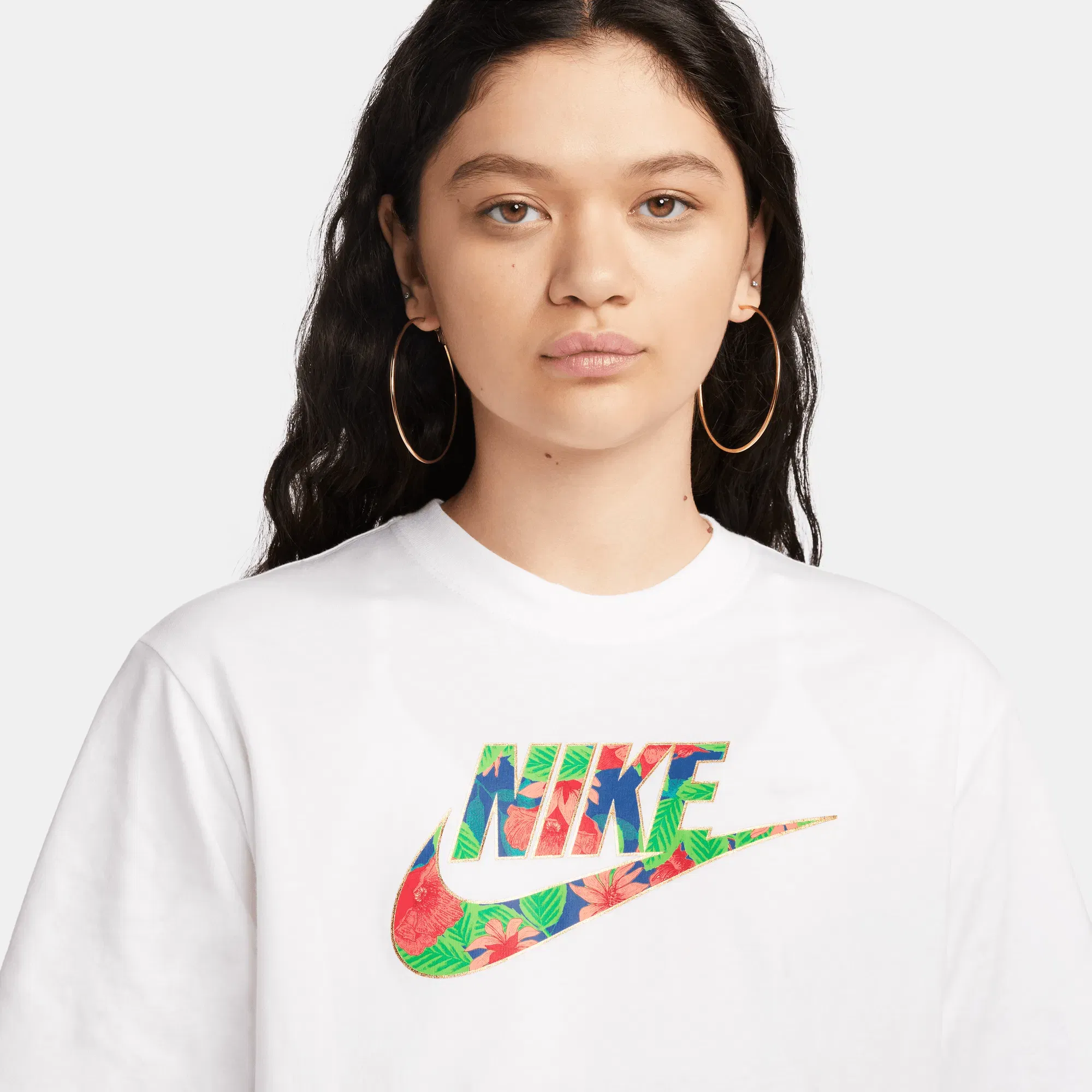 Nike WMNS LOGO TEE - WHITE