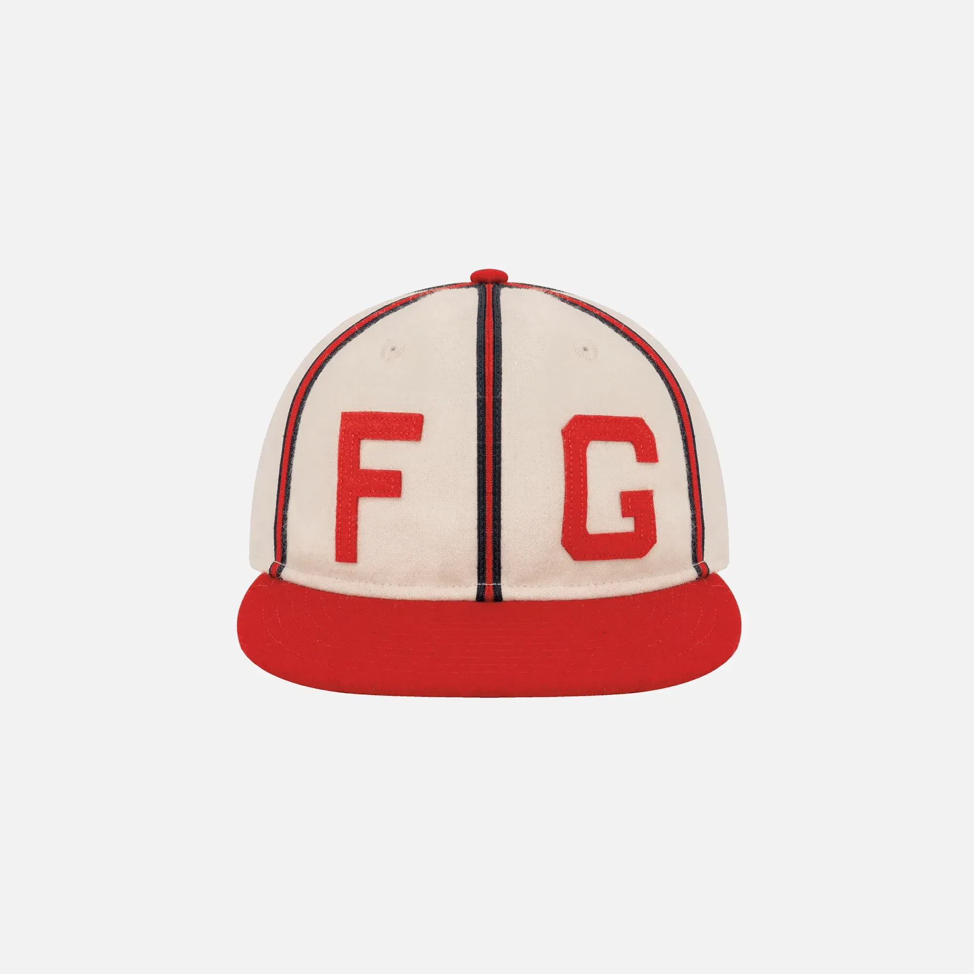 Fear of God NEW ERA X FOG KANSAS CITY MONARCHS CAP - CREAM / RED