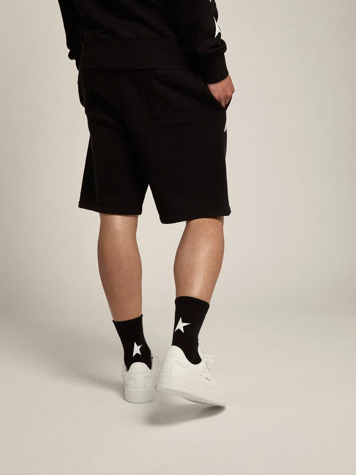 Golden Goose DIEGO STAR SHORTS - BLACK