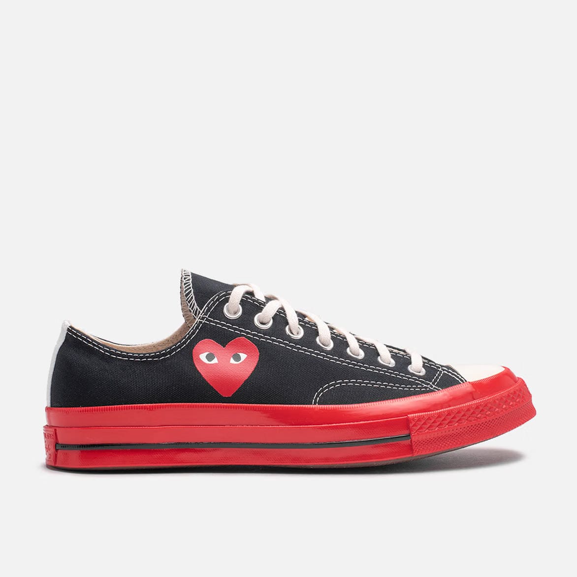 COMME DES GARCONS PLAY CDG PLAY X CONVERSE CHUCK 70 OX - BLACK / RED