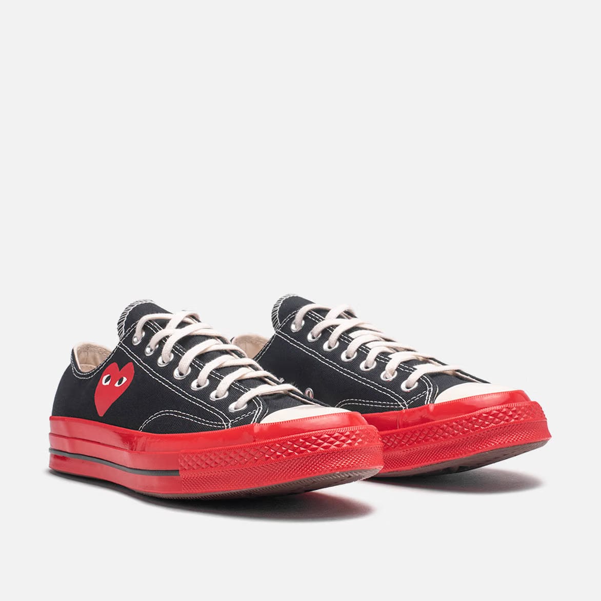 COMME DES GARCONS PLAY CDG PLAY X CONVERSE CHUCK 70 OX - BLACK / RED