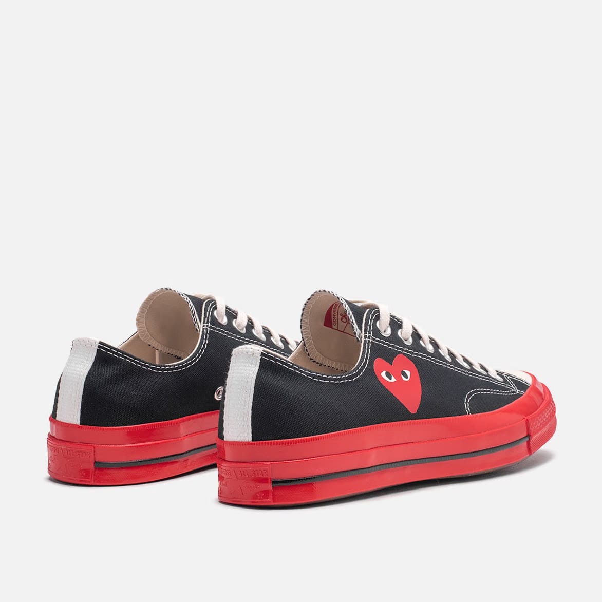COMME DES GARCONS PLAY CDG PLAY X CONVERSE CHUCK 70 OX - BLACK / RED