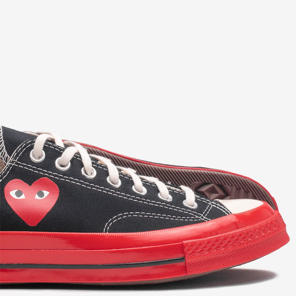 COMME DES GARCONS PLAY CDG PLAY X CONVERSE CHUCK 70 OX - BLACK / RED