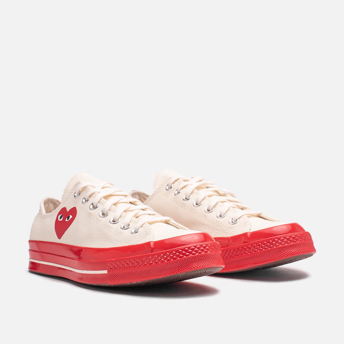 COMME DES GARCONS PLAY CDG PLAY X CONVERSE CHUCK 70 OX - PRISTINE / RED