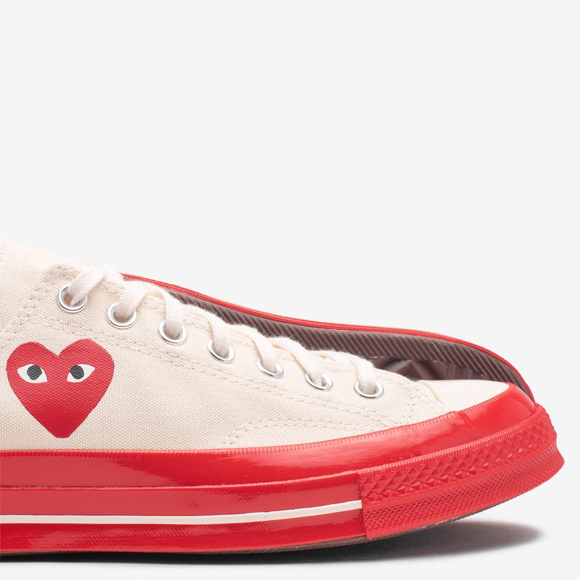 COMME DES GARCONS PLAY CDG PLAY X CONVERSE CHUCK 70 OX - PRISTINE / RED