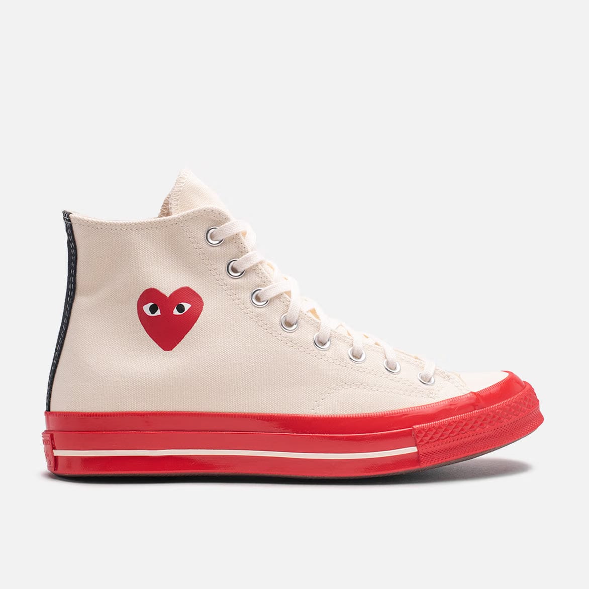COMME DES GARCONS PLAY CDG PLAY X CONVERSE CHUCK 70 HIGH - PRISTINE / RED