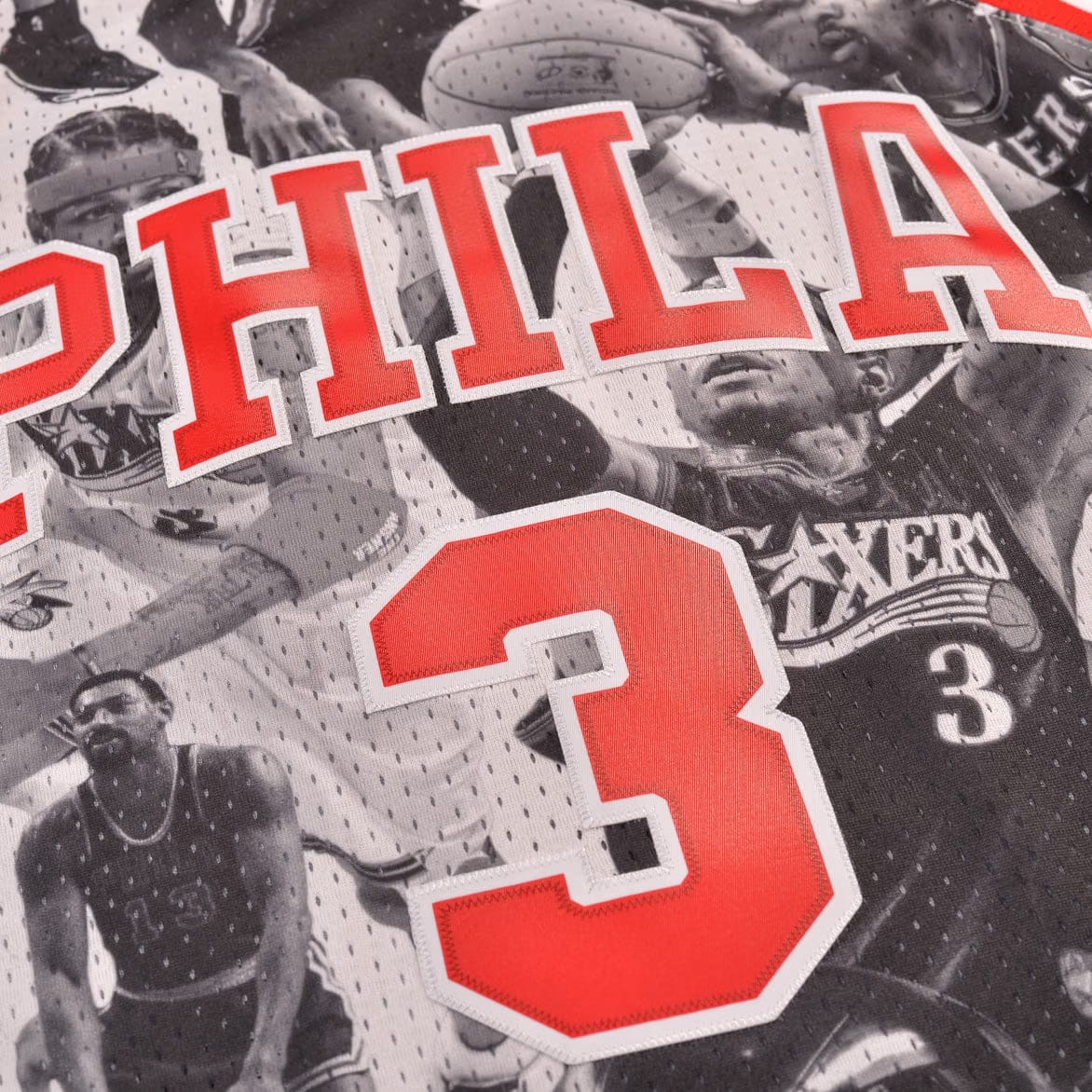 Mitchell & Ness LAPSTONE X M&N ICON COLLAGE 76ERS JERSEY - MULTI
